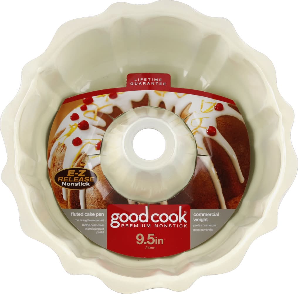 GoodCook 9.5 In Premium Non-Stick Fluted Cake Pan