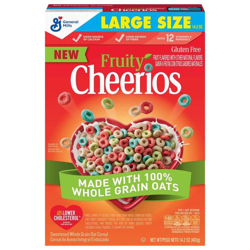 Cheerios Large Size Fruity Oats Cereal (14.2 oz)