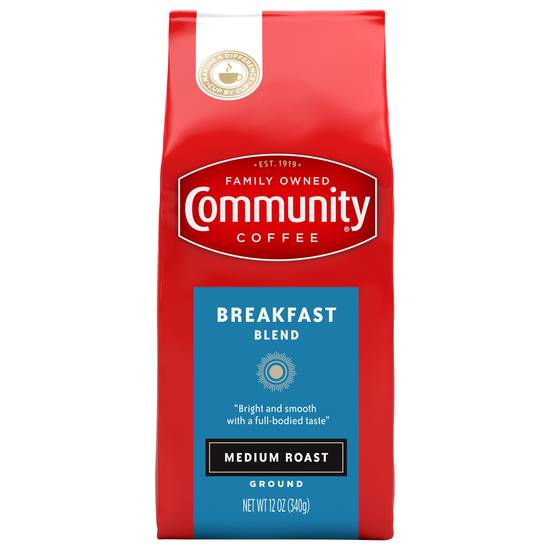 Community Breakfast Blend Medium Roast Coffee (12 oz)