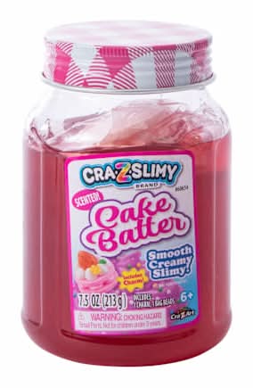 Cra-Z-Slimy® Scented Slime Jar 7.5oz Cake Batter