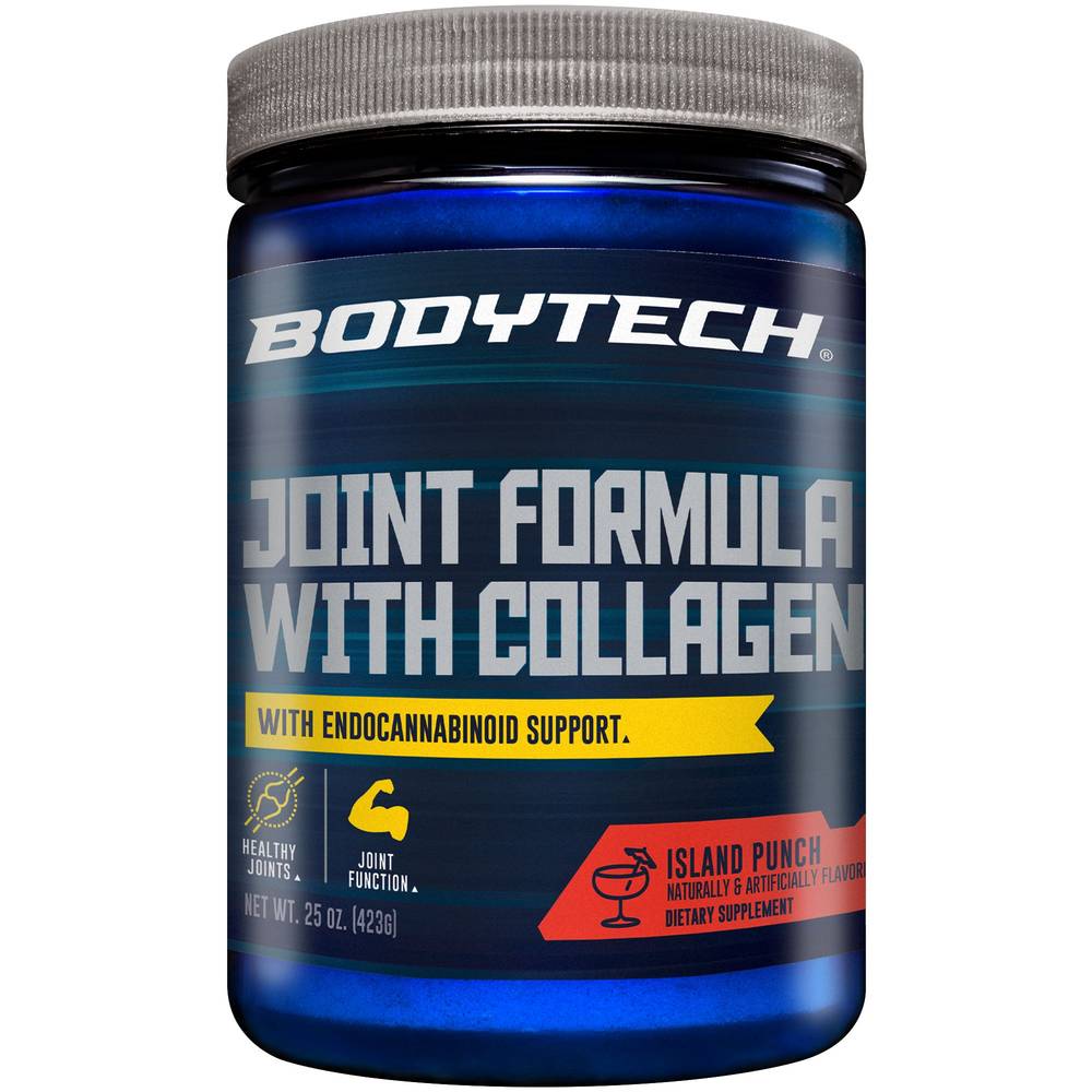 Joint Formula With Collagen Powder - Endocannabinoid Support - Island Punch (30 Servings)