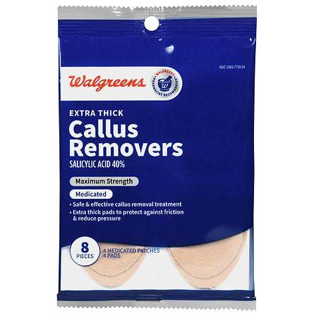 Walgreens Extra Thick Callus Removers Medicated Patches (4 ct)