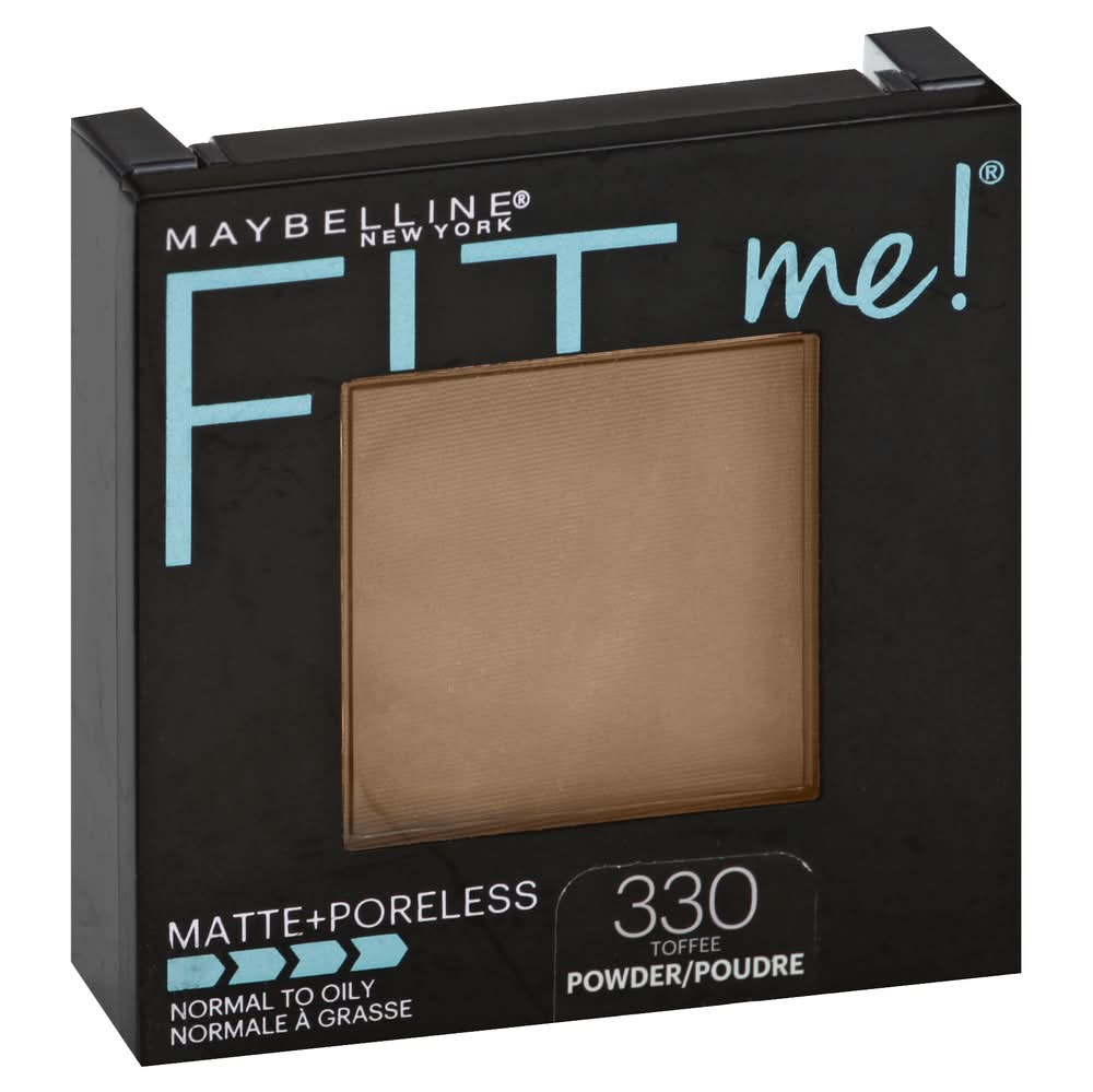 Maybelline Fit Me Matte + Poreless Powder 330 Toffee (0.3 oz)