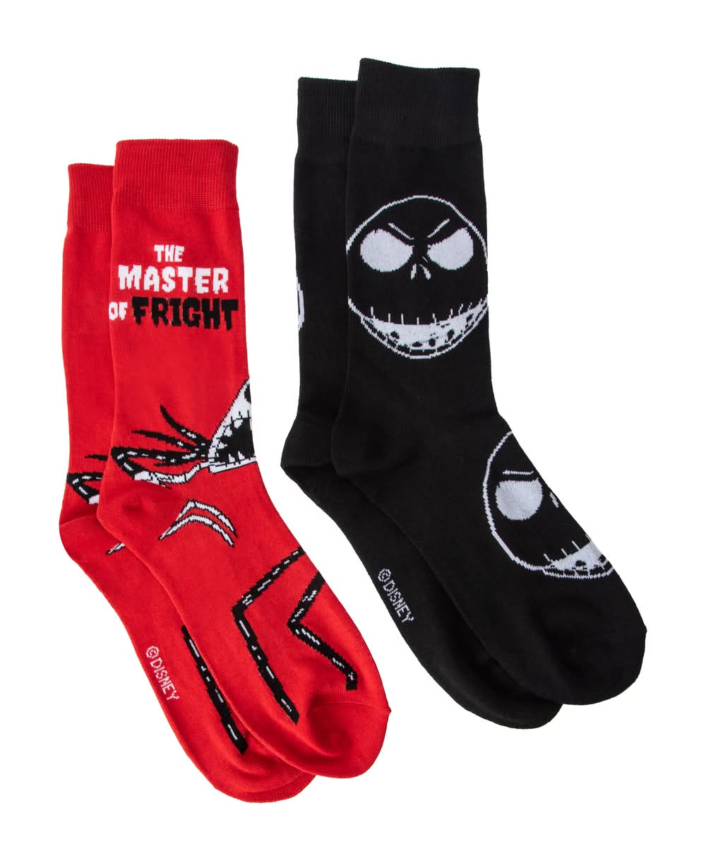 Licensed Crew Socks 2-Pack Nightmare Before Christmas