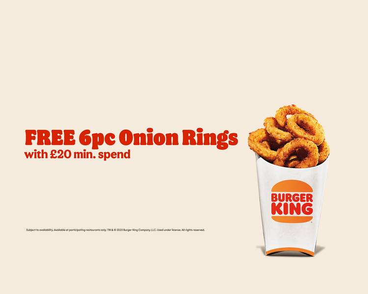 Burger King (Glasgow St Menu Takeaway in Glasgow Delivery menu & prices Uber Eats