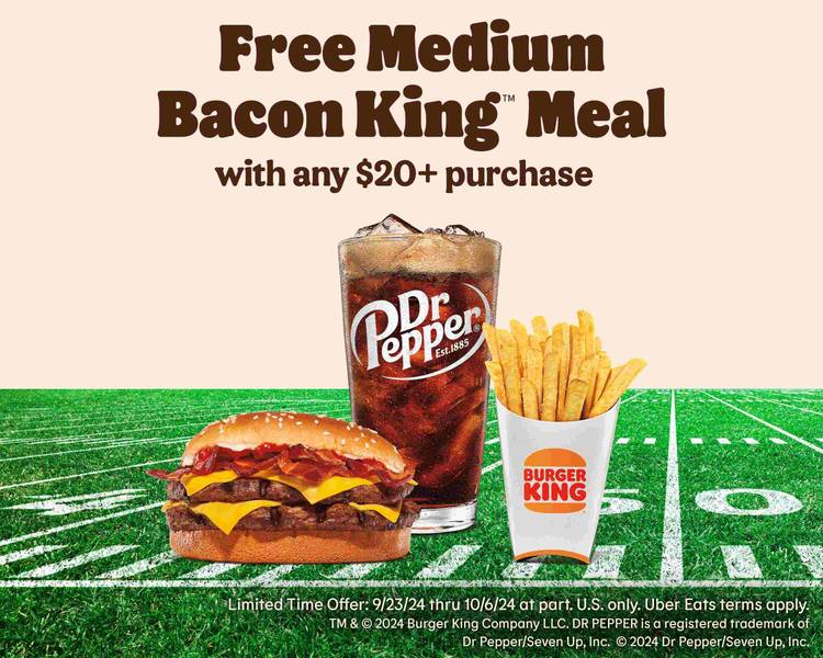 Order Burger King (2501 Queensgate Dr) Delivery in Richland Menu