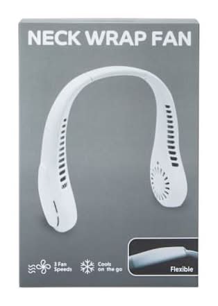 Neck Wrap Fan White