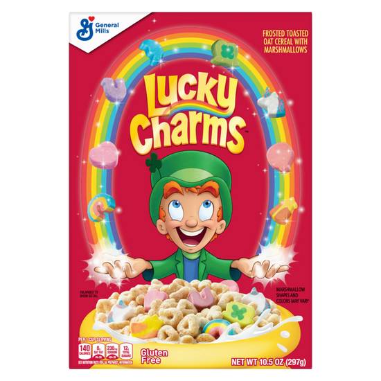Order General Mills Lucky Charms with Magical Marshmallows Cereal 10.5oz food online from Everyday Needs by Gopuff store, Tampa on bringmethat.com