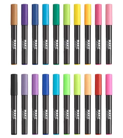 Make Market Bullet Tip Fabric Ink Markers, Assorted (20 ct)