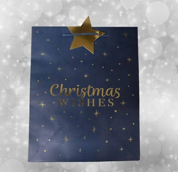 MORRISONS CHRISTMAS WISHES GIFT BAG LARGE