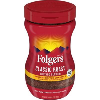 Folgers Classic Roast Instant Coffee (12 oz)