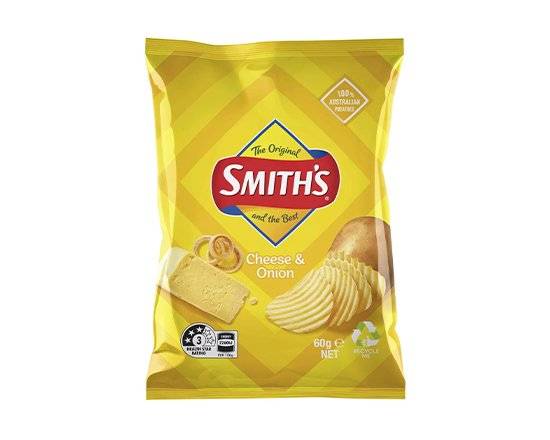 Smiths Crinkle Cheese Onion 170G