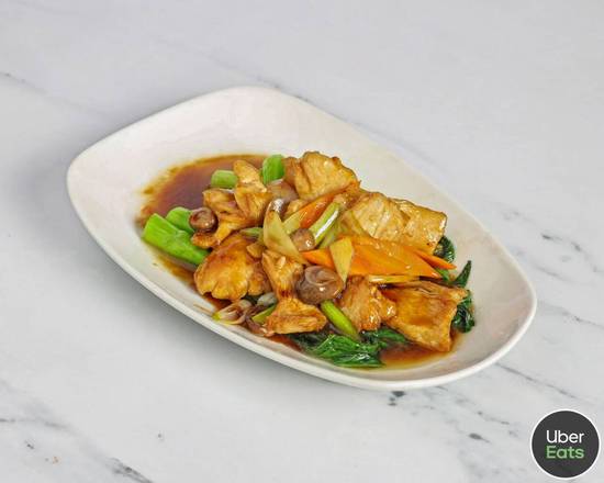 Chicken with Seasonal Vegetable 時菜雞柳