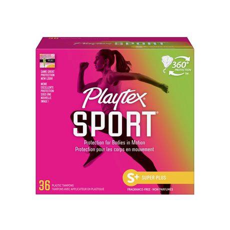 Playtex Sport Unscented Tampons Super Plus (36 ct)