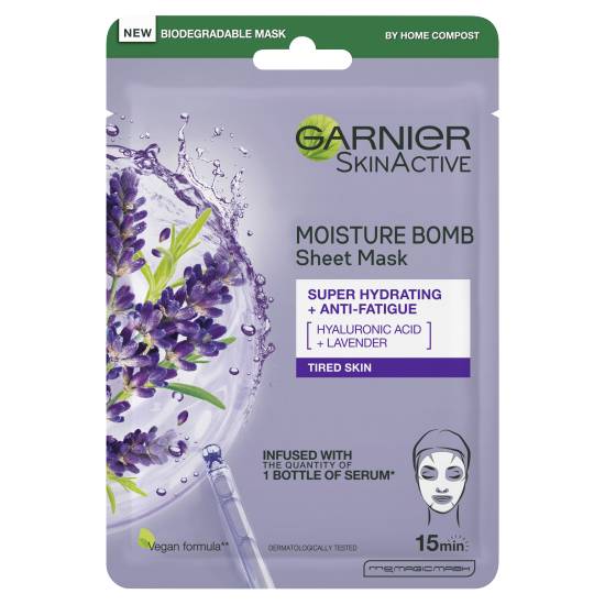 Garnier Lavender Hydrating Face Sheet Mask
