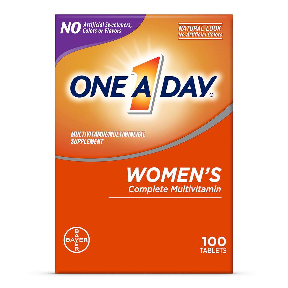 One A Day Women'S Multivitamin Tablets, 100 Ct