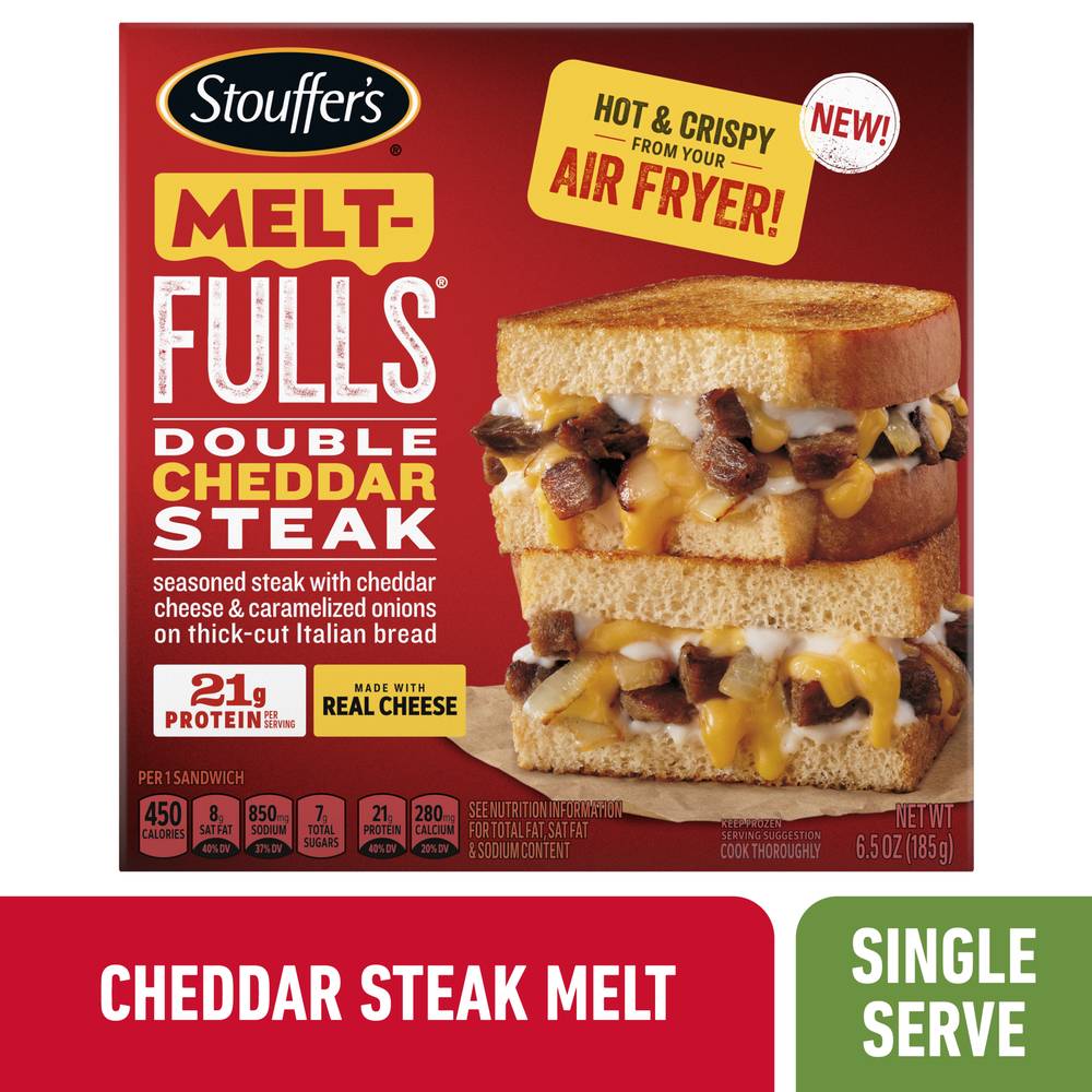 Stouffer's Melt Fulls Hot & Crispy Steak & Cheddar (6.5 oz)