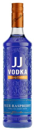 JJ Blue Raspberry, Flavored Vodka (700ml)