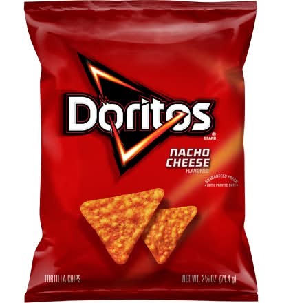 Doritos Tortilla Chips, Nacho Cheese (2.62 oz)