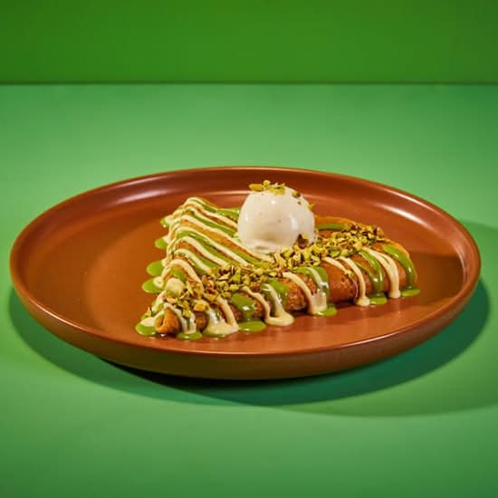 Pistachio & White Chocolate Crunch - Crepe