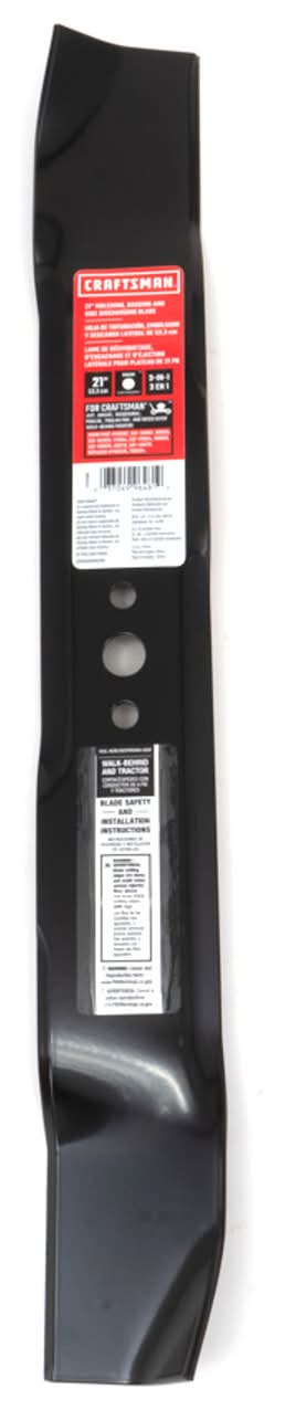 Craftsman 21 In. 3-In-1 Mower Blade For Walk-Behind Mowers 1 Pk