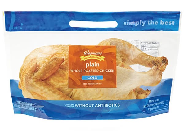Wegmans Plain Roasted Chicken, Cold