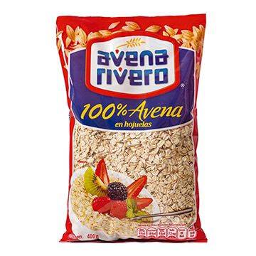 Avena rivero avena marca rivero natural bolsa 400 gramos