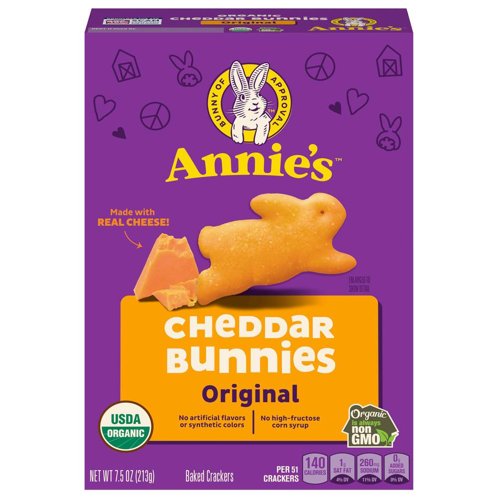 Annie's Original Cheddar Bunnies Crackers (7.5 oz)