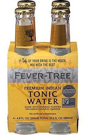 Fever-Tree Indian Tonic Water 4 Pack 6.8oz Bottles