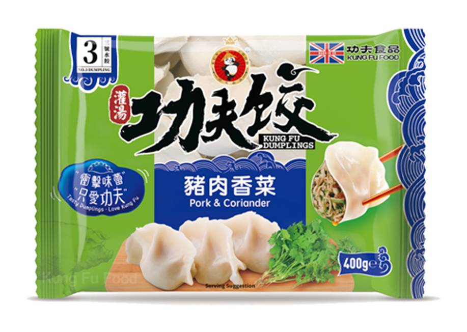 Kungfu Pork & Coriander Dumplings (400g)