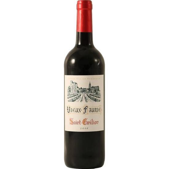 Vin rouge saint emilion Faurie 75cl