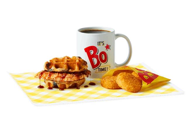 Chicken Bo-Berry Waffle Sandwich Combo