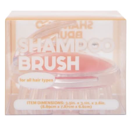 Shampoo Brush 3.5in x 3.1in Pink