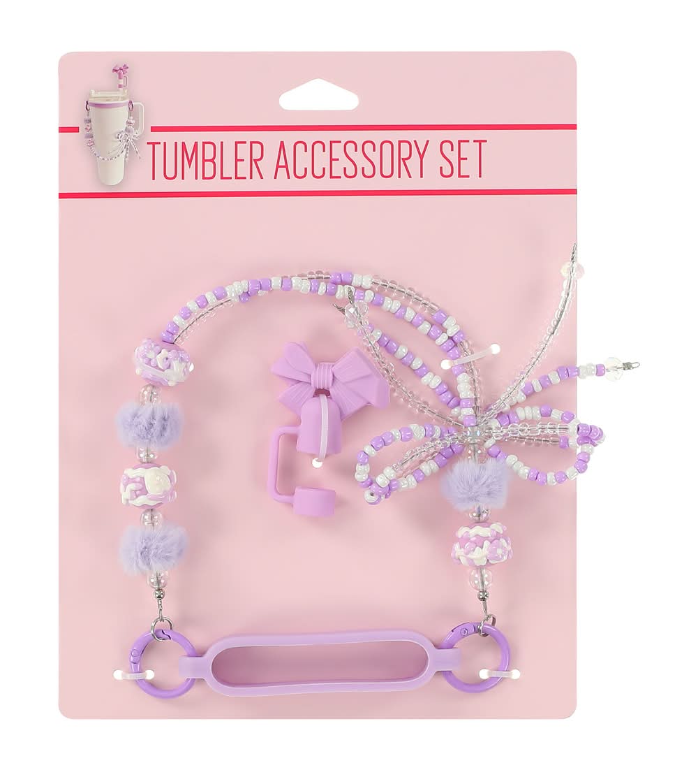 Tumbler Accessory Set Purple