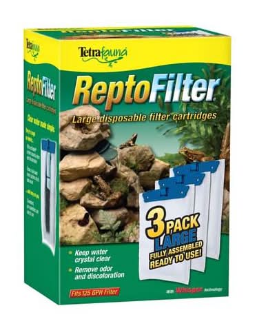 TetraFauna Reptofilter Cartridges Refills, Large (3 ct)