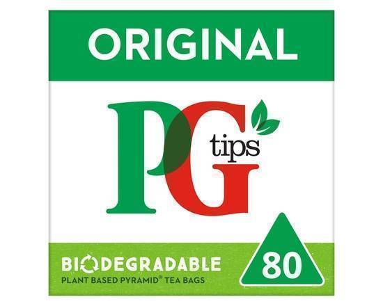 PG Tips Original 80 Pyramid Tea Bags 232g