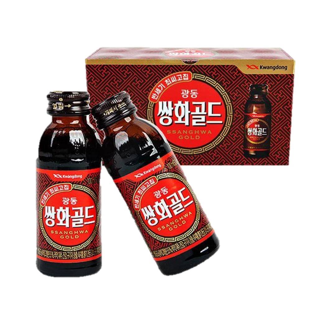 Kwangdong Ssanghwgold Brand Health Drink Box (10 x 100 ml)