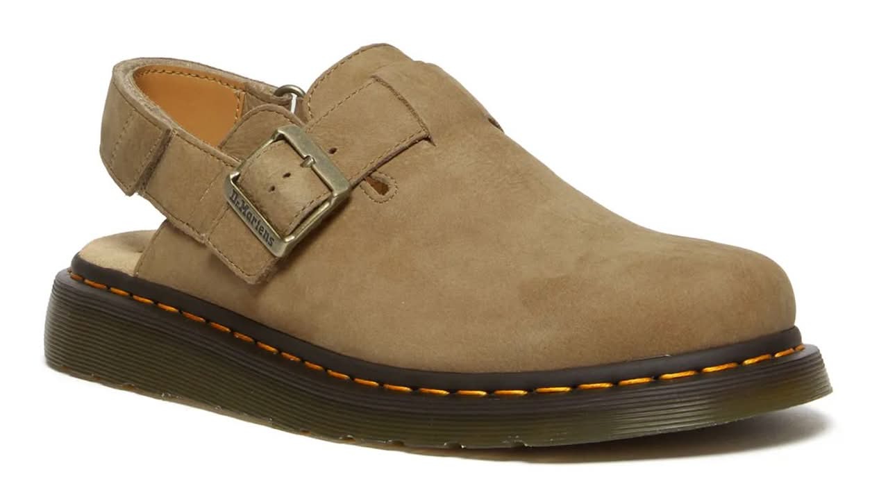 Dr. Martens Jorge Ii Clog - Women's (Beige Leather Medium - UK 4 / US 6)