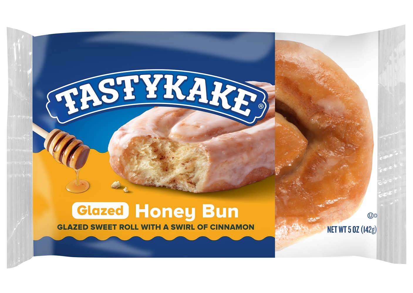 Tastykake Glazed Bun, Honey (5 oz)