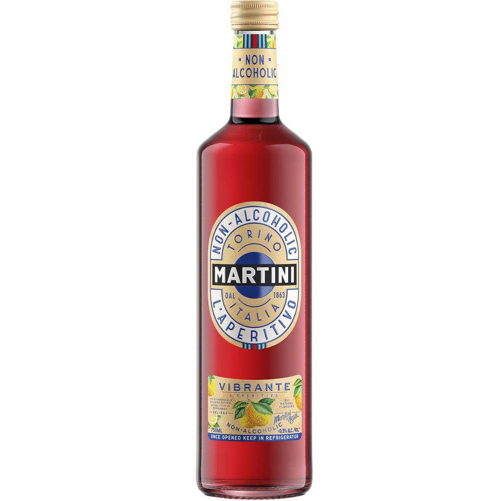 Martini - Boisson l'aperitivo vibrante sans alcool (750ml)