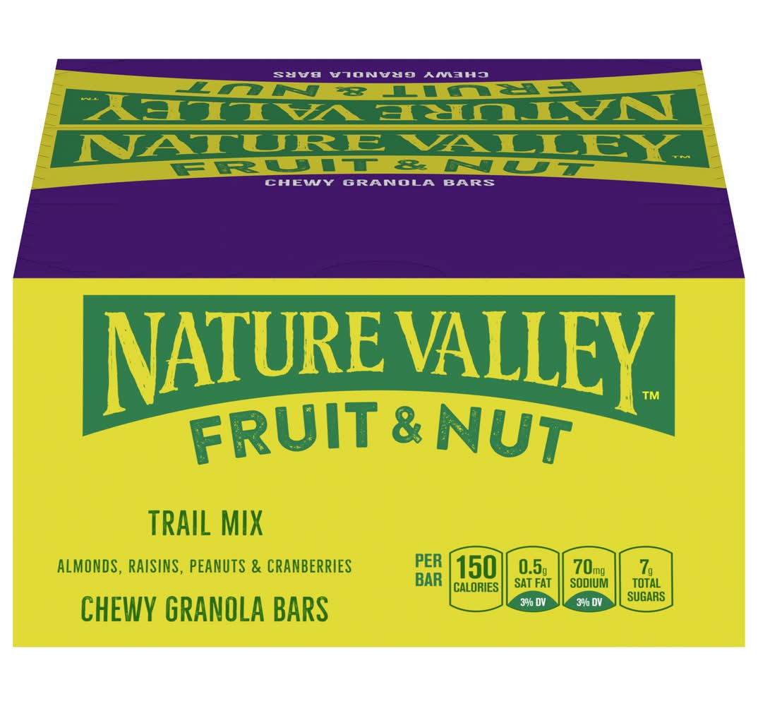 Nature Valley Fruit & Nut Chewy Granola Bars (1.23 lbs)