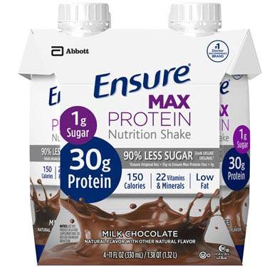 Ensure Shake Max Protein Chocolate 4pk