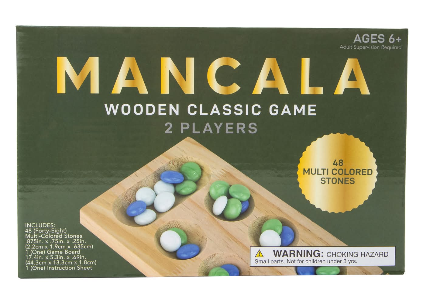 Solid Wood Mancala Game