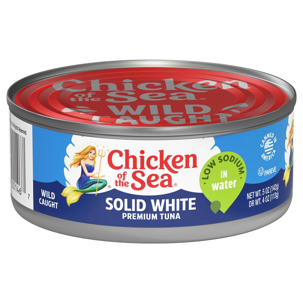 Chicken of the Sea Albacore Premium Tuna in Water Low Sodium (5 oz)