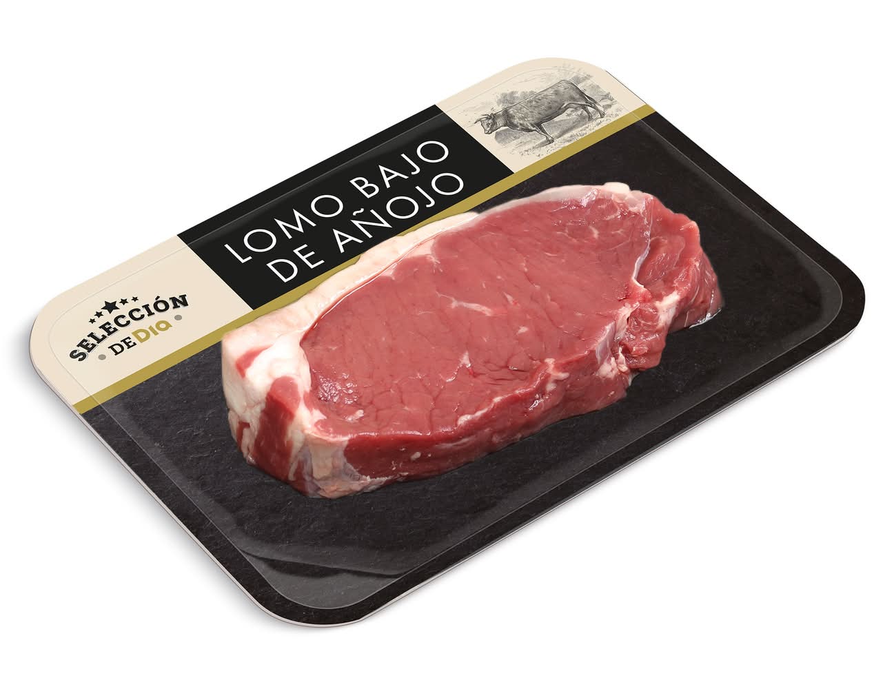 Entrecot De Lomo Bajo De Vacuno Selección De Dia Bandeja 350 G Aprox.