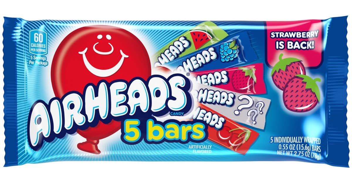 Airheads Assorted Gummi Snacks, 2.75-oz