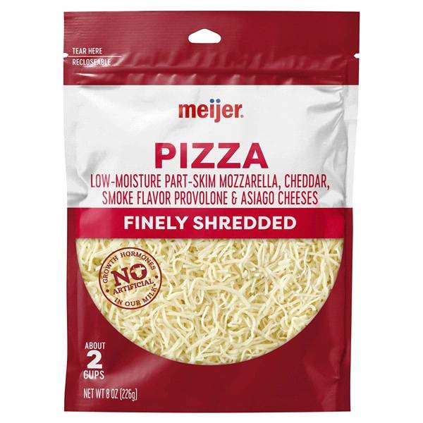 Meijer Shredded 4 Cheese Pizza Blend (8 oz)