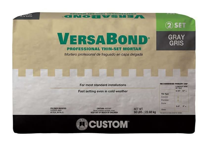 Custom Building Products Versabond 50 Lb. Gray Professional Polymer-Modified Thinset Mortar