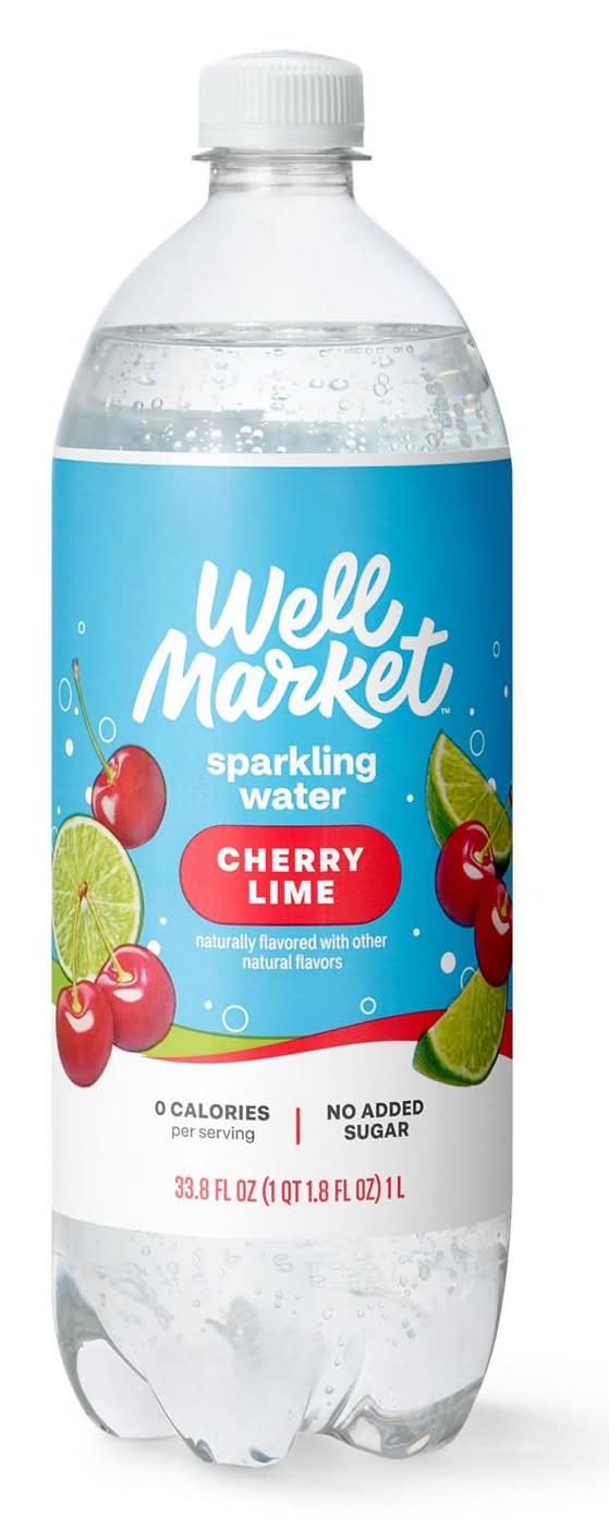 Gold Emblem Unsweetened Sparkling Water, Cherry-Limeade (33.8 fl oz)