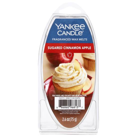 Yankee Candle Wax Melt Sugared Cinnamon Apple (2.6 oz)